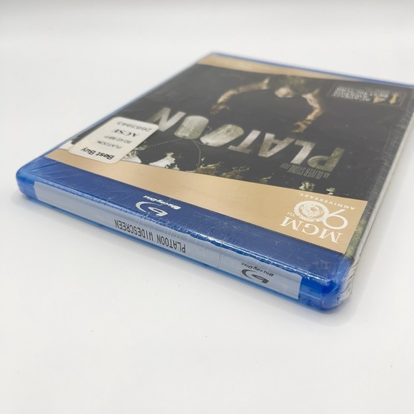 Platoon (Blu-ray, 1986) NEW Factory Sealed MGM 90th Anniversary Edition - Picture 4 of 5